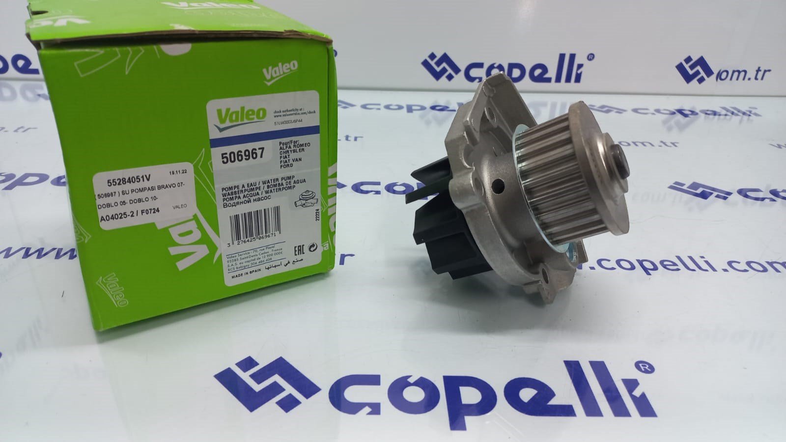 55284051V - ( 506967 ) SU POMPASI BRAVO 07- DOBLO 05- DOBLO 10- / VALEO