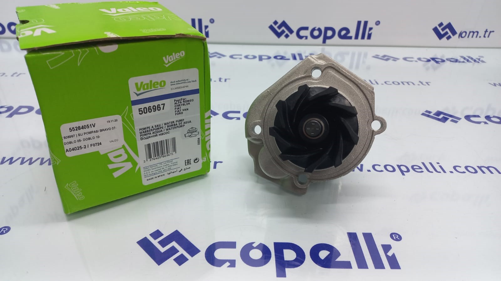 55284051V - ( 506967 ) SU POMPASI BRAVO 07- DOBLO 05- DOBLO 10- / VALEO