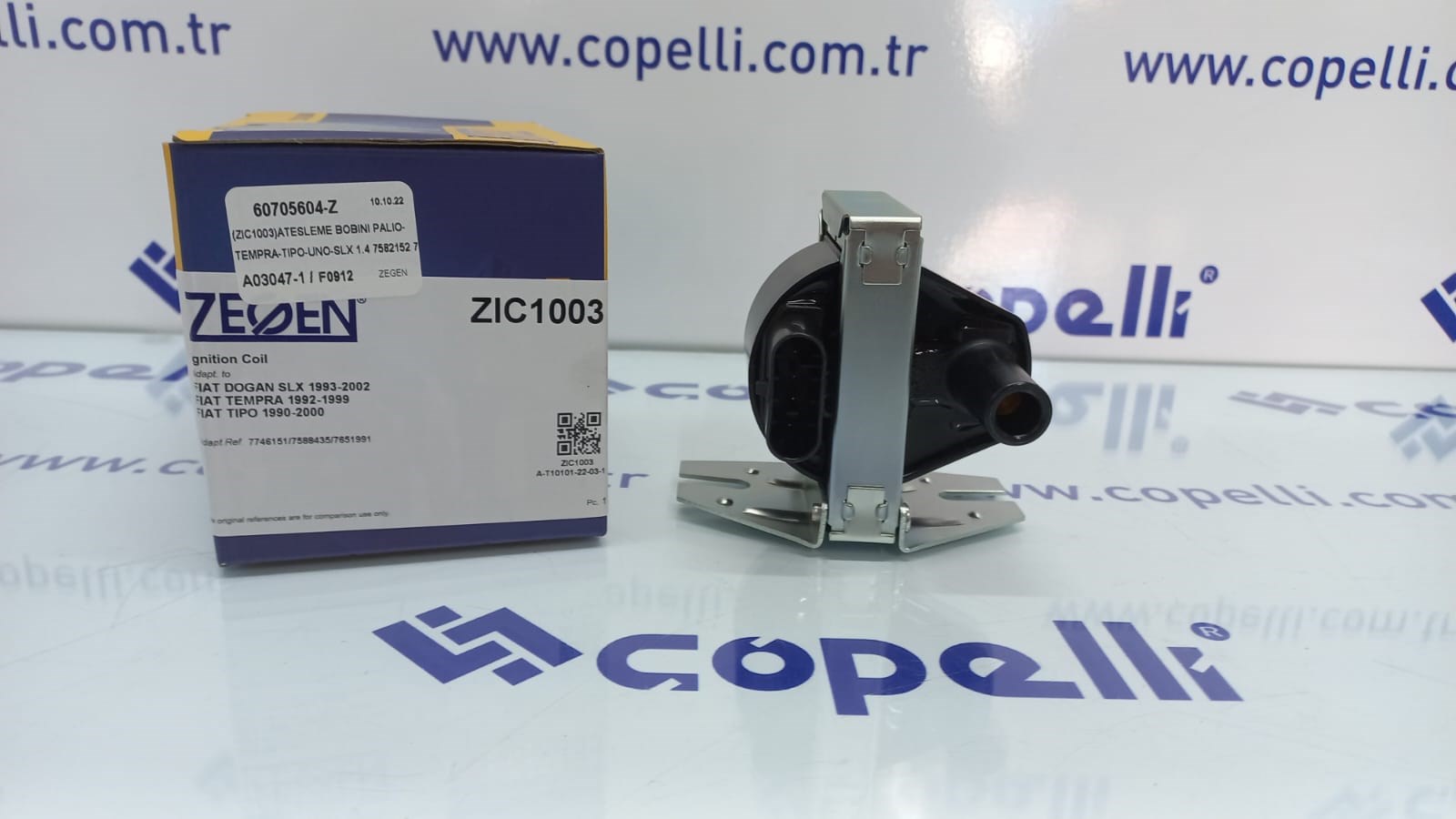 60705604-Z - (ZIC1003)ATESLEME BOBINI PALIO-TEMPRA-TIPO-UNO-SLX 1.4 7582152 7698431 7746154 / ZEGEN