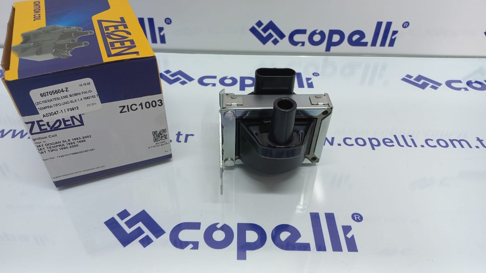 60705604-Z - (ZIC1003)ATESLEME BOBINI PALIO-TEMPRA-TIPO-UNO-SLX 1.4 7582152 7698431 7746154 / ZEGEN