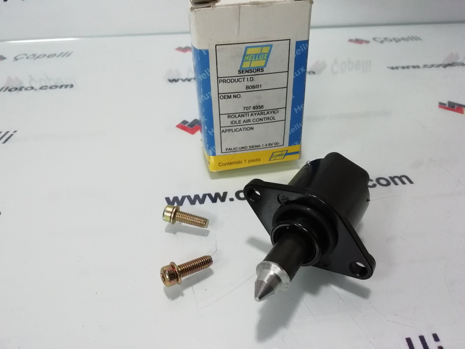 7076356H - (HLA.B08/01) ROLANTI AYAR VALFI PALIO UNO SIENA 1.4 8V 00- 7076356 / HELLUX