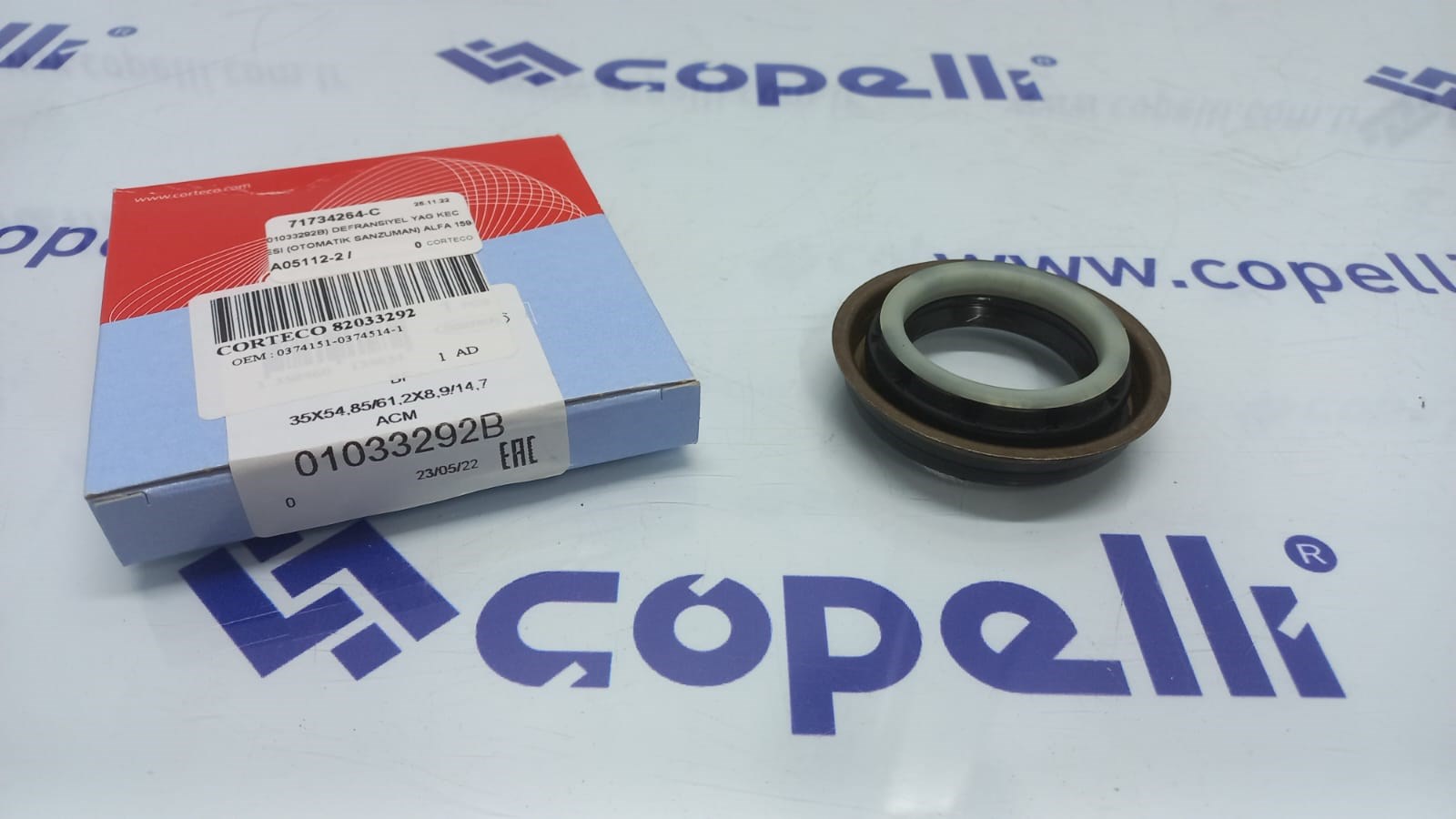 71734264-C - (01033292B) DEFRANSIYEL YAG KECESI (OTOMATIK SANZUMAN) ALFA 159-ASTRA F-G-H-JINSIGNIA-VECTRA A-B-C / CORTECO