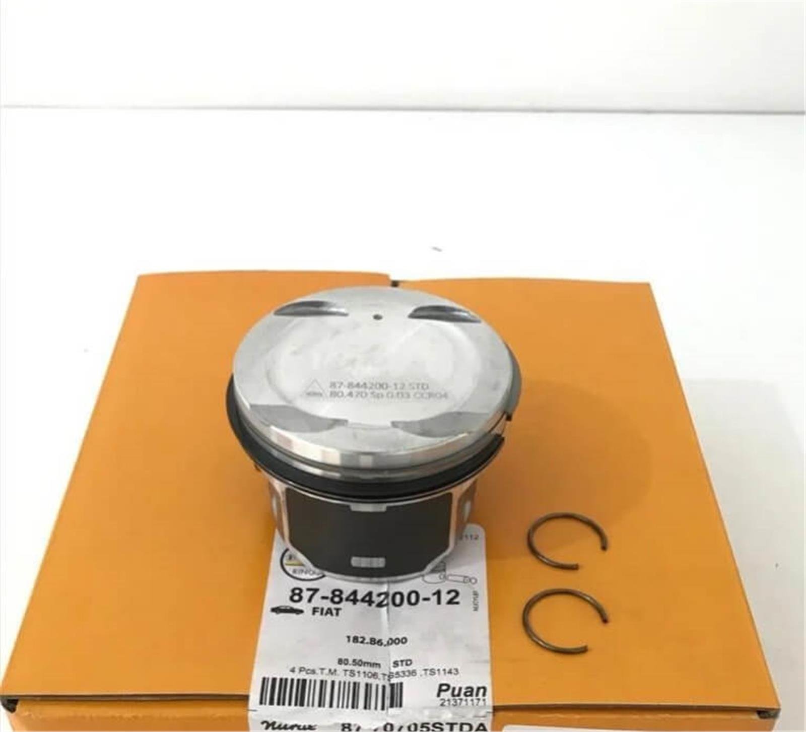 71736285G - (8770705STD)PISTON+SEGMAN TEK STD1.6-16V DOBLO PALIO MAREA BRAVO-GOETZE-FIAT / GOETZE