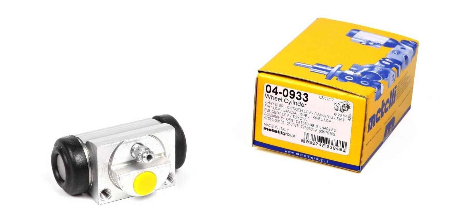 71737958M - ( 04-0933 ) TEKER SILINDIRI FIORINO BIPPER NEMO LINEA GRANDE PUNTO 1.3MJT 06-METELLI-FIAT / METELLI