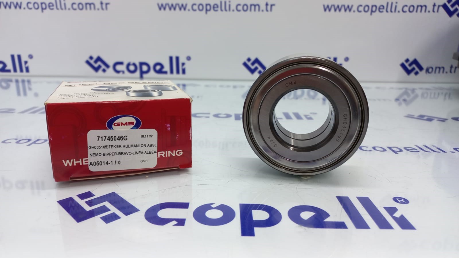 71745046G - (GH035165)TEKER RULMANI ON ABSLI NEMO-BIPPER-BRAVO-LINEA-ALBEA-DOBLO-MAREA-PALIO-PUNTO-TEMPRA-TIPO / GMB