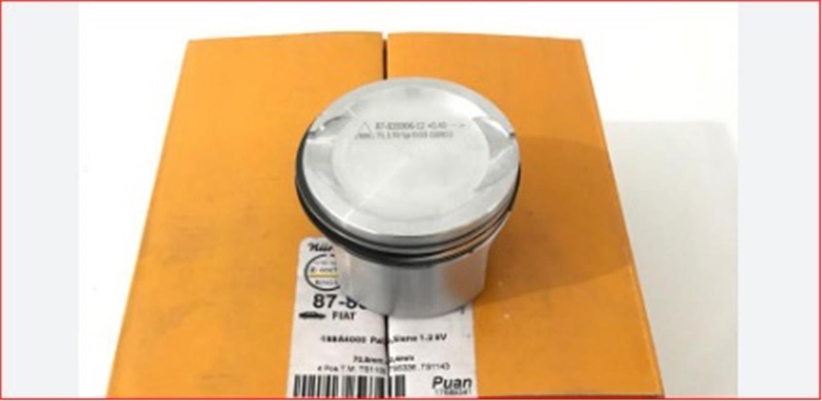 71747780G - (8770704040)PISTON+SEGMAN TEK 0.40 1.2-8V ALBEA DOBLO PALIO-GOETZE-FIAT / GOETZE