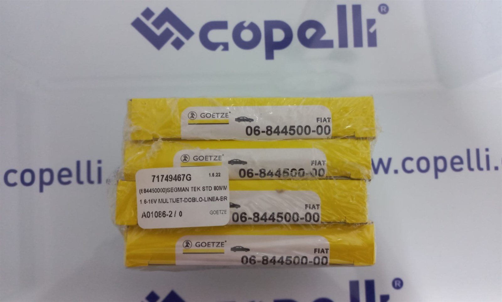 71749467G - (684450000)SEGMAN TEK STD 80MM 1.6-16V MULTIJET-DOBLO-LINEA-BRAVO / GOETZE