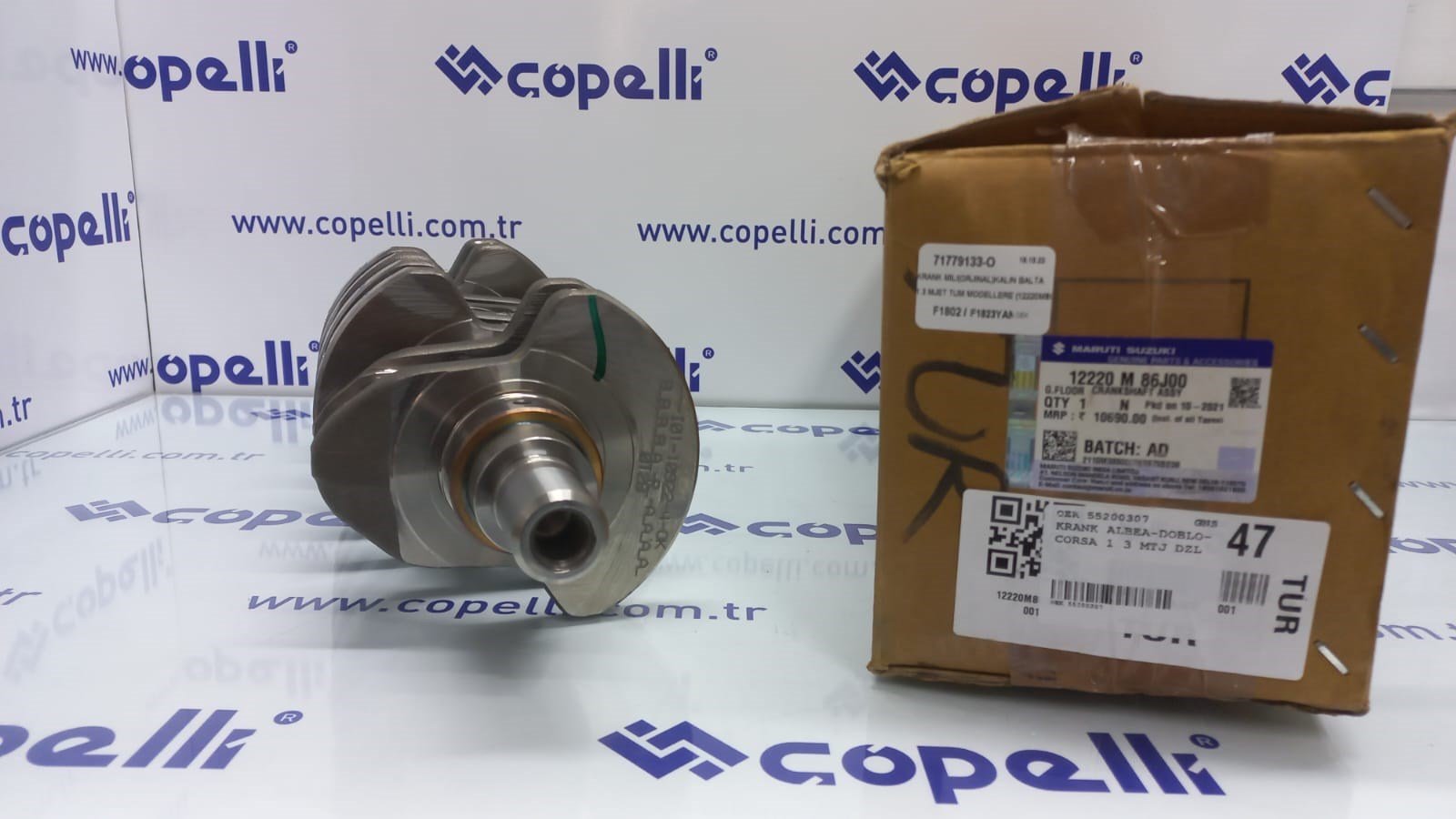 71779133-O - KRANK MILI(ORJINAL)KALIN BALTA 1.3 MJET TUM MODELLERE (12220M86J00) SUZUKI AMBAJLI / OEK