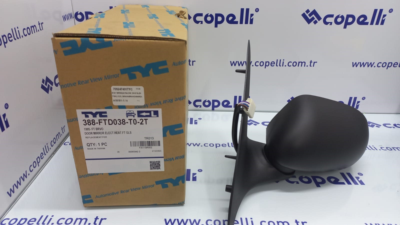 735247431TYC - (FIA11BR002)AYNA,DIS DIKIZ ELEKTRIKLI SOL--(5 FISLI)-- BRAVA/BRAVO/MAREA / TYC