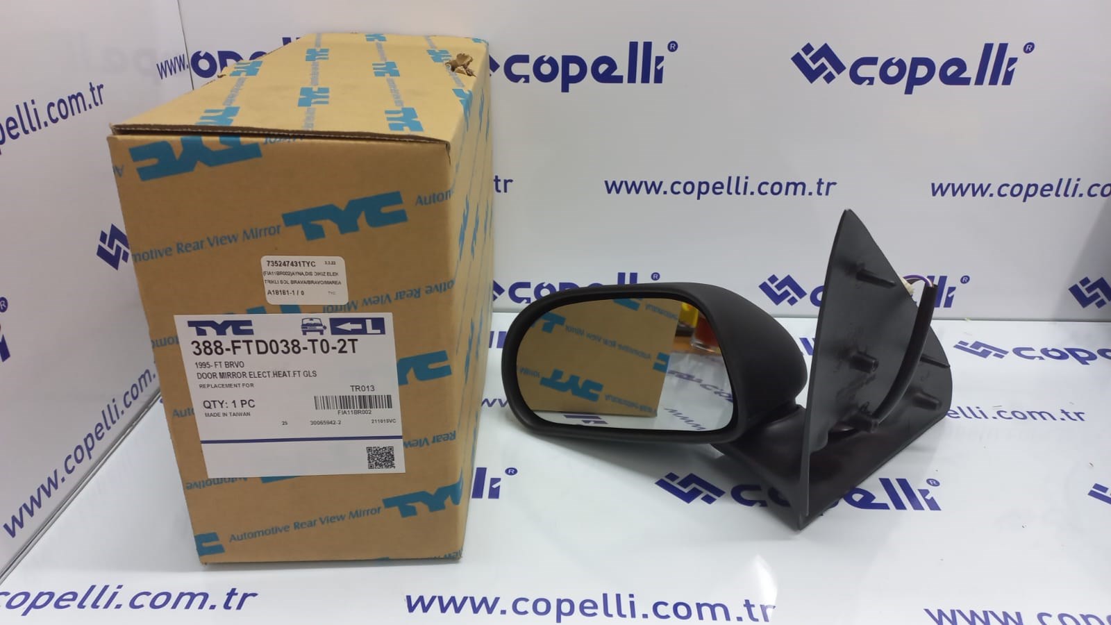 735247431TYC - (FIA11BR002)AYNA,DIS DIKIZ ELEKTRIKLI SOL--(5 FISLI)-- BRAVA/BRAVO/MAREA / TYC