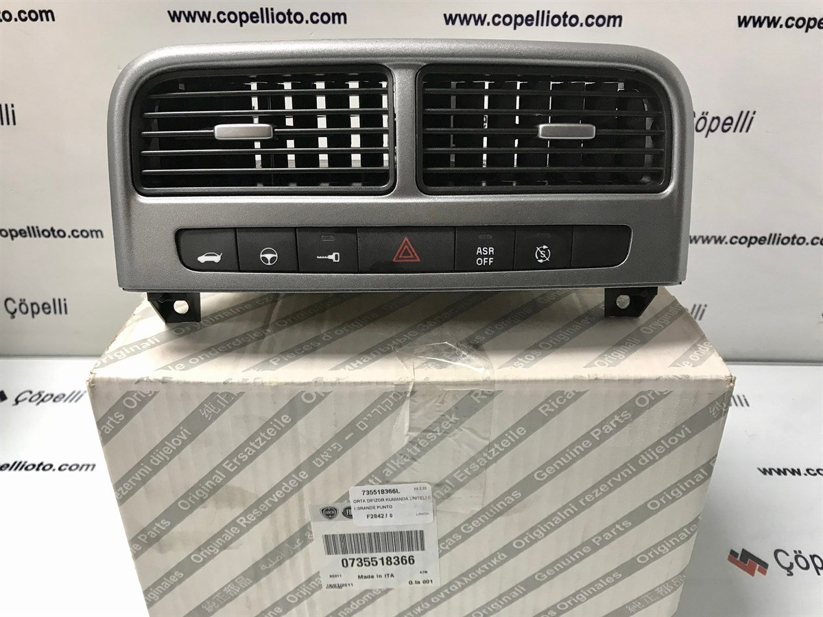 735518366L - ORTA DIFIZOR KUMANDA UNITELI GRI GRANDE PUNTO / LANCIA