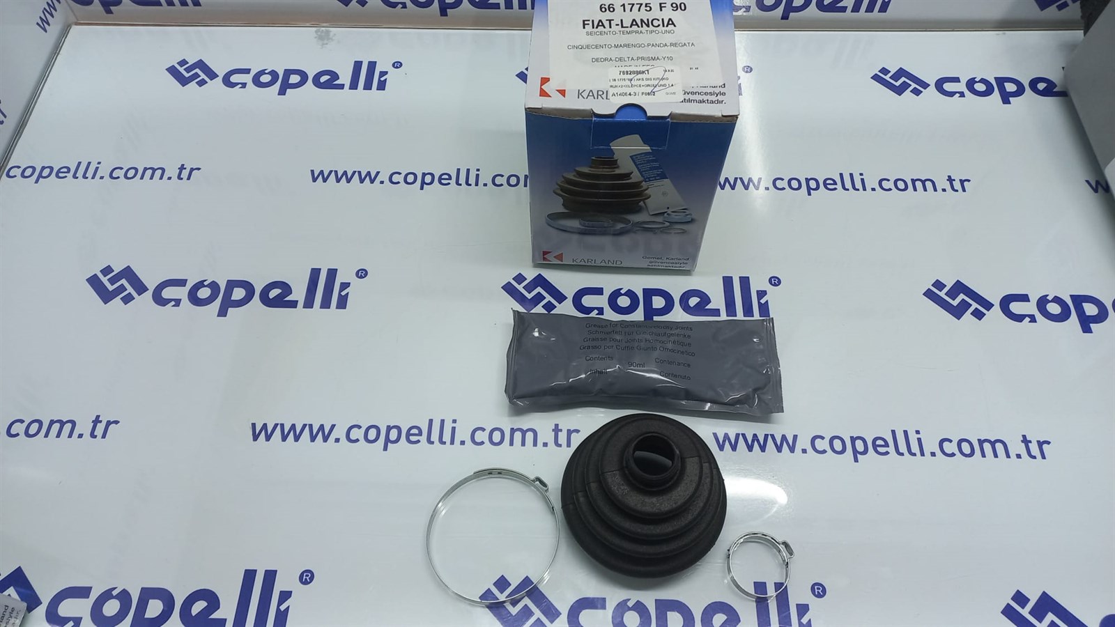 7682886KT - ( 66 1775F90 ) AKS DIS KITI (KORUK+2KELEPCE+GRES) UNO 1.4 70 S I.E 92-01 ( 66 1775B@GOM) / GOMET