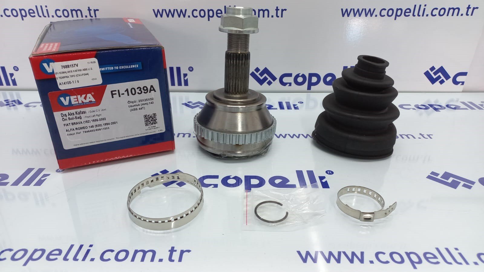 7688157V - (FI-1039A) AKS KAFASI ABS LI 2.0 TEMPRA TIPO (CVJ-FI044) / VEKA