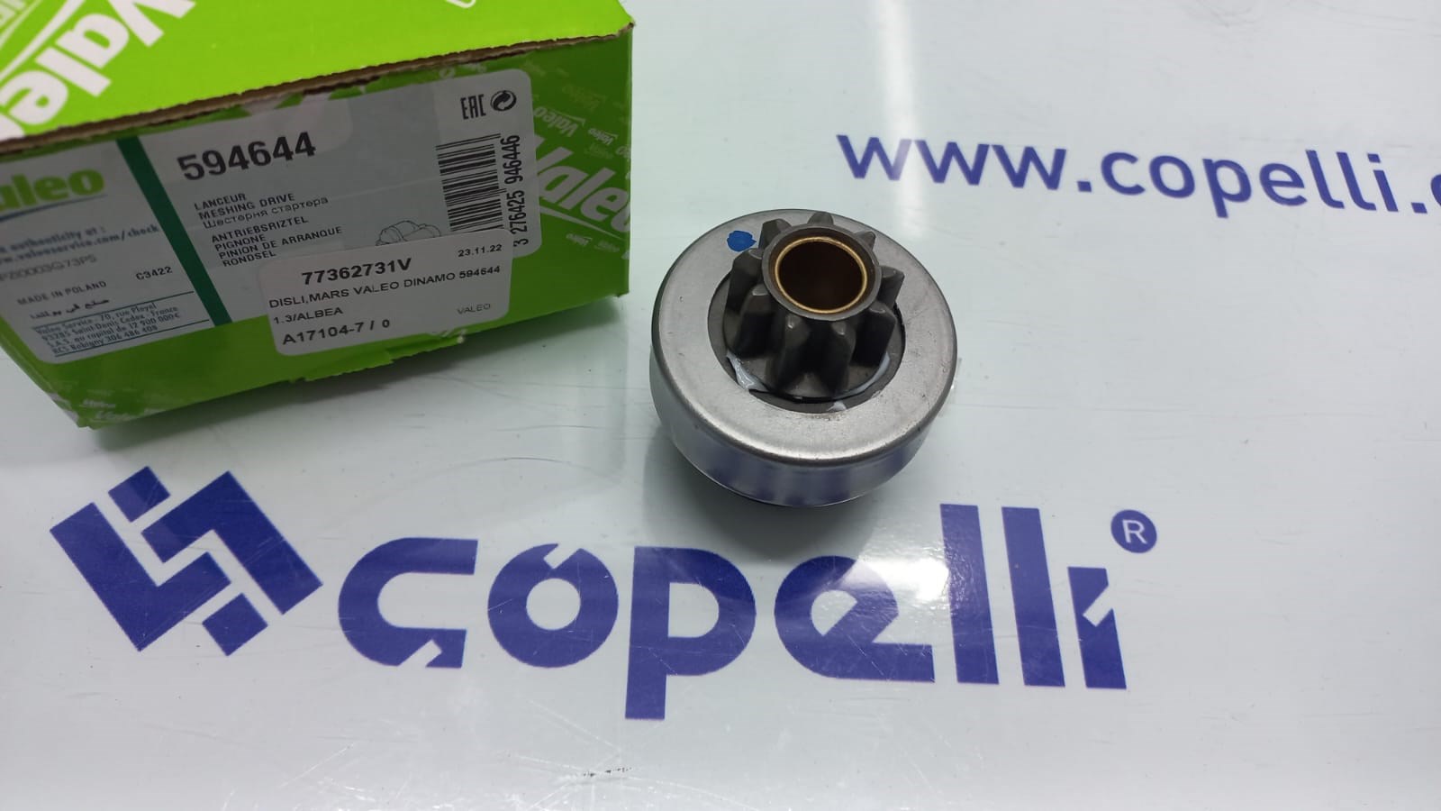 77362731V - DISLI,MARS VALEO DINAMO 594644 1.3/ALBEA / VALEO