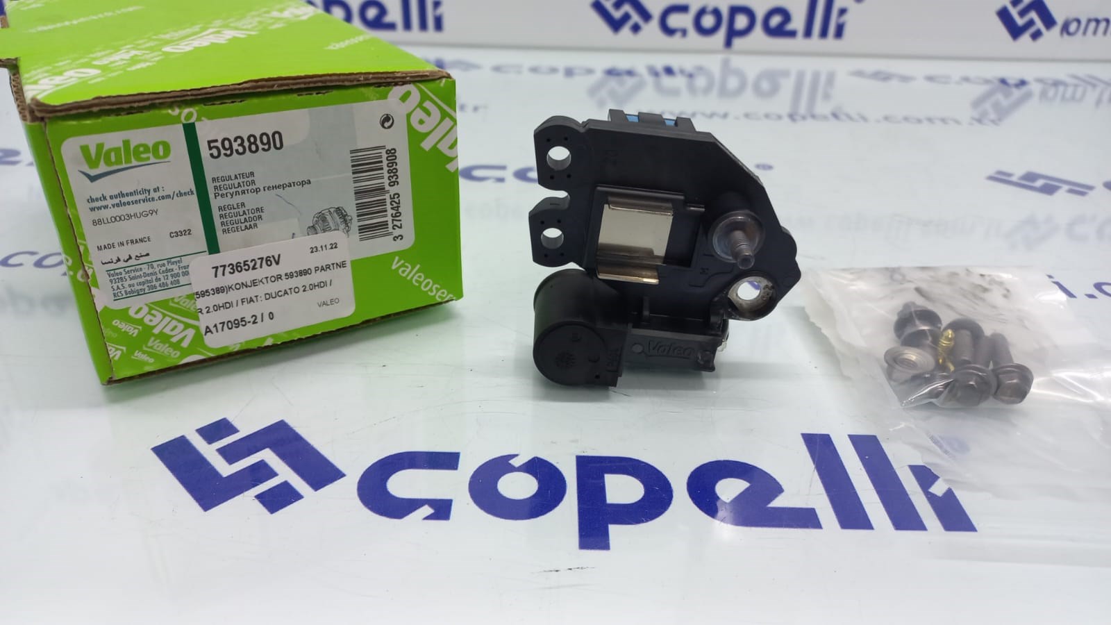 77365276V - (595389)KONJEKTOR 593890 PARTNER 2.0HDI / FIAT: DUCATO 2.0HDI / CITROEN: JUMPY 2. / VALEO