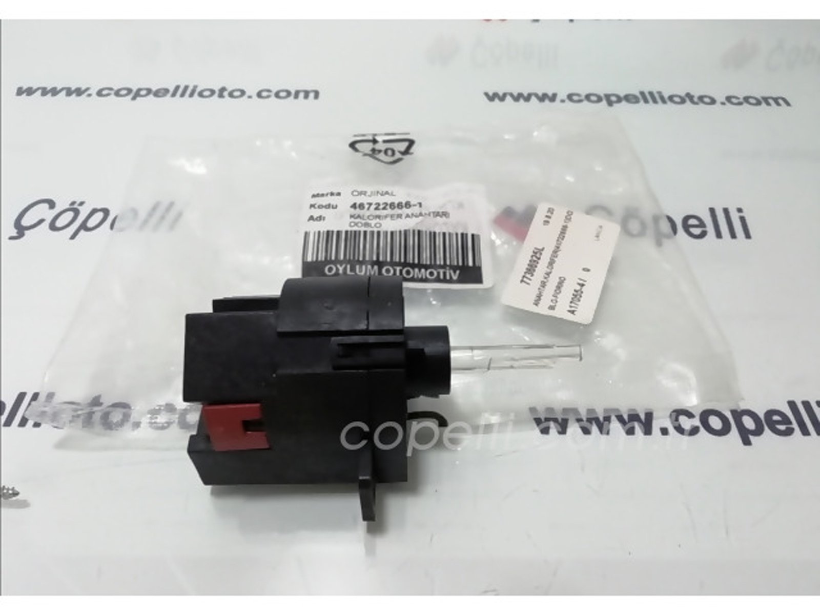 77366925L - ANAHTAR,KALORIFER(46722666-1)DOBLO-FIORINO / LANCIA