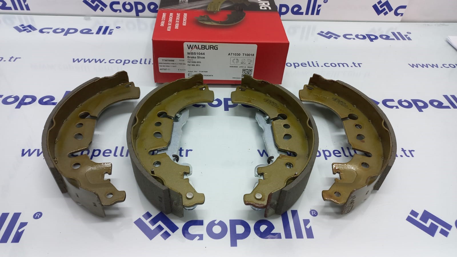 77367099W - (WBS1044)ARKA PABUCLU FREN BALATASI 500 EGEA 1.3 MJET / WALBURG