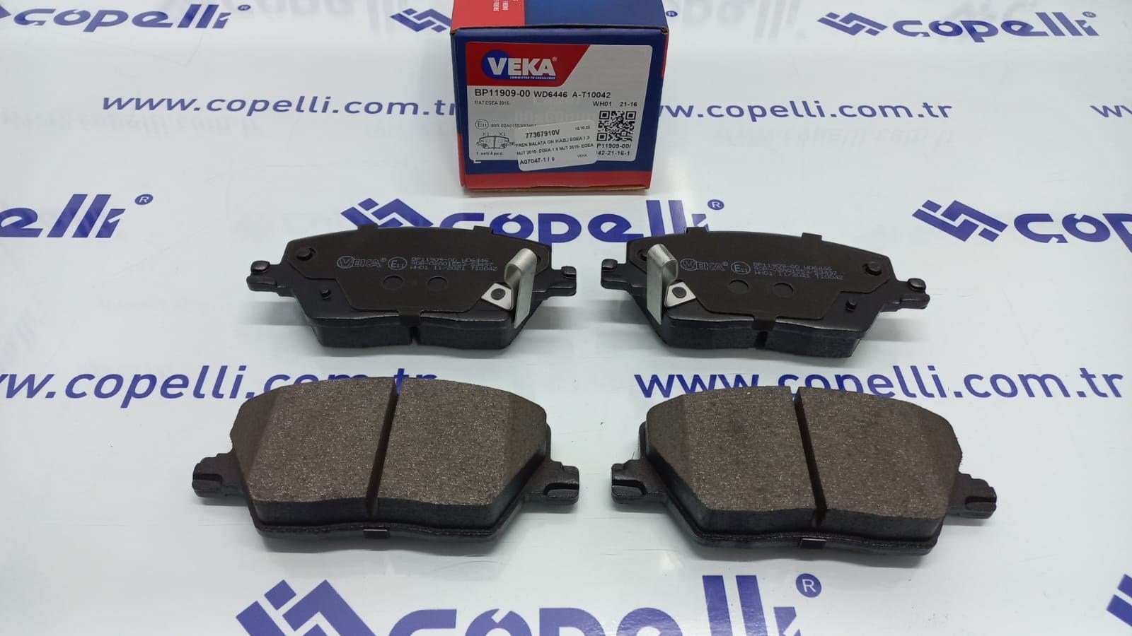 77367910V - FREN BALATA ON IKAZLI EGEA 1.3 MJT 2015- EGEA 1.6 MJT 2015- EGEA 1.4 16v 2015- EGEA 1.6 16v 2015- / VEKA