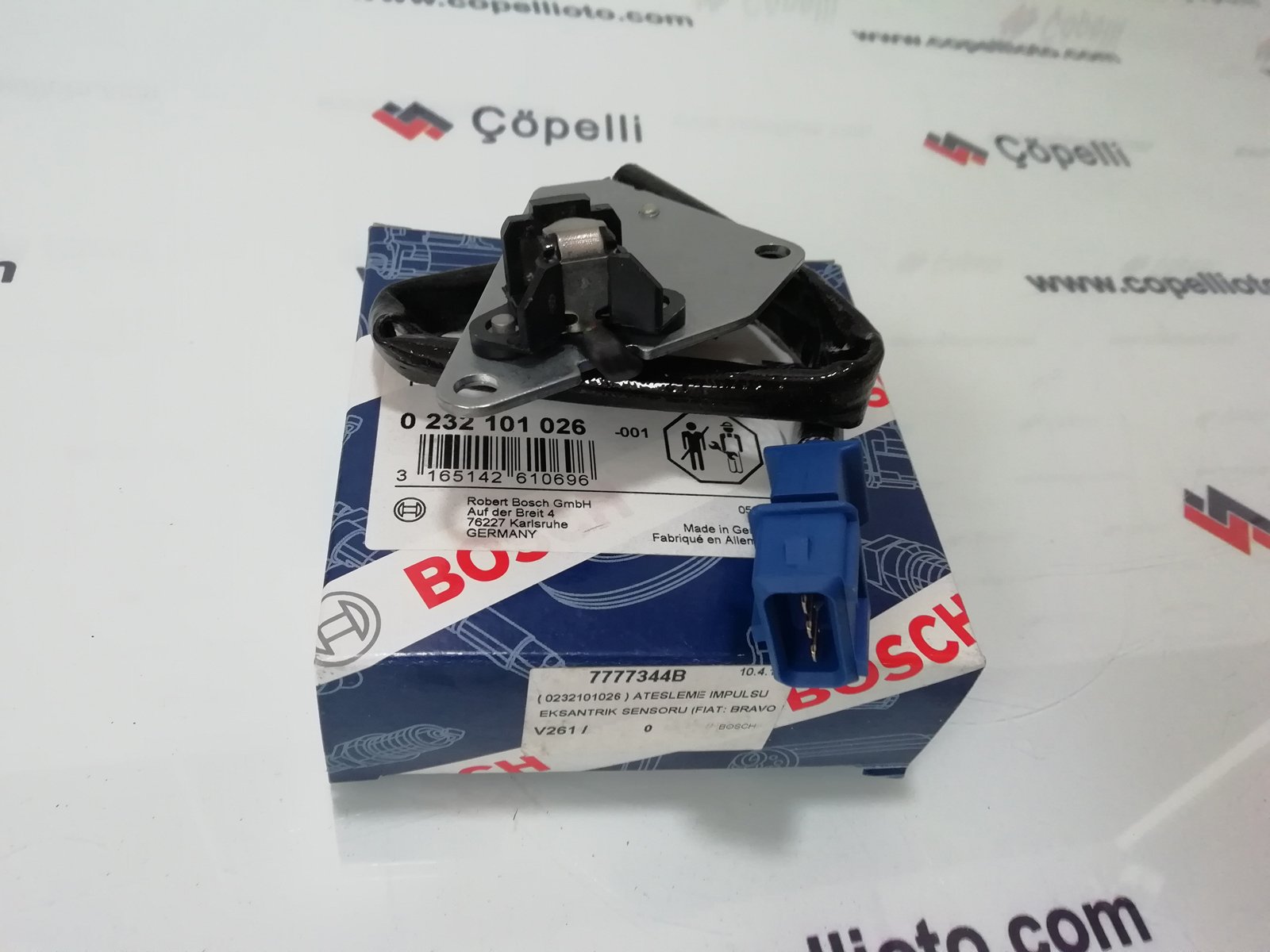 7777344B - ( 0232101026 ) ATESLEME IMPULSU EKSANTRIK SENSORU (FIAT: BRAVO-MAREA 1.8 2.0 / ALFA ROMEO: 145-146-1 / BOSCH