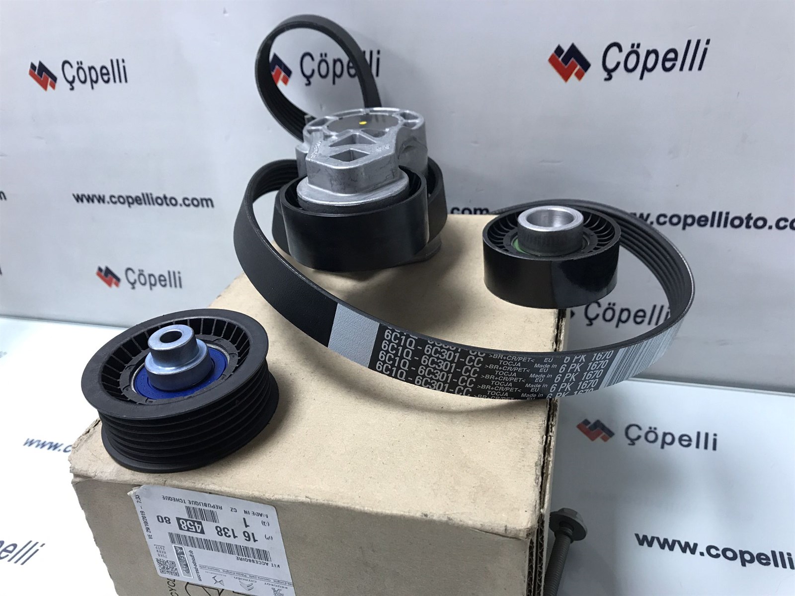 9658142780PKIT - (1613845880)ALTERNATOR GERGI+RULMAN+KAYIS KITI (KLIMALI) 5751F2 2.2-DCT III-BOXER III / PEUGEOT