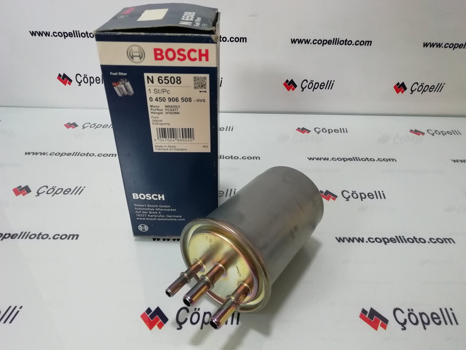 0450906508 - MAZOT FILTRESI CONNECT 1.8TDCI 2T14-9155-BCK52A23570A,1132631,1351227,1480495,1480561,1709787,1S4191 / BOSCH