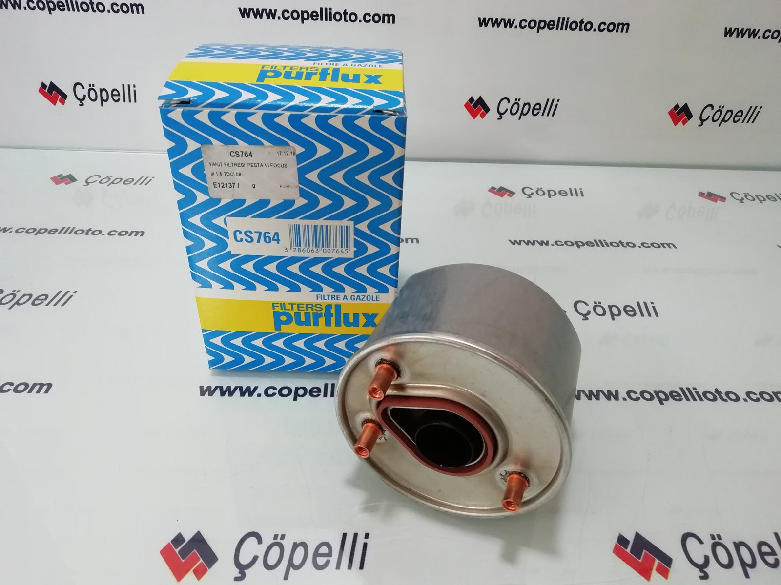 CS764 - YAKIT FILTRESI FIESTA VI FOCUS III 1.6 TDCI 08- AV6Q 9D410 AA / PURFLUX