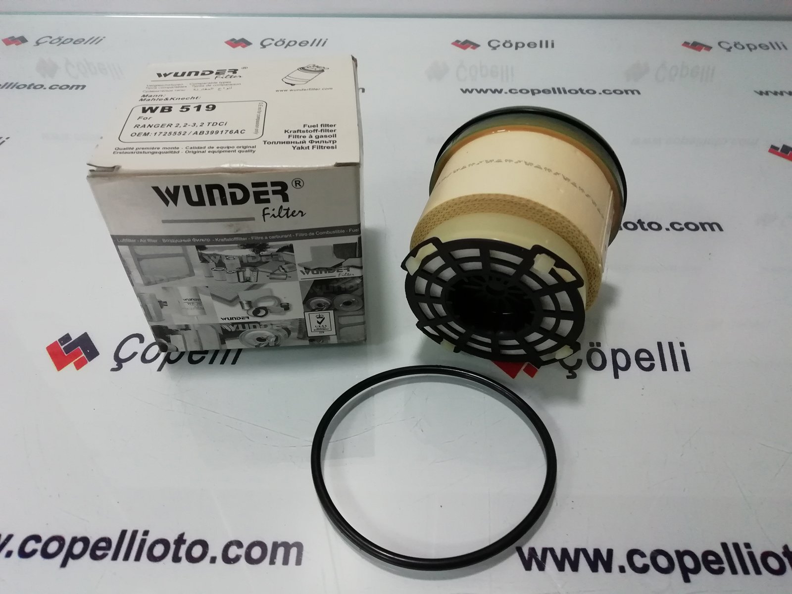 WB 519 - MAZOT FILTRESI, RANGER 2,2-3,2 TDCI 1725552 / AB399176AC -KX 385 ( ) / WUNDER