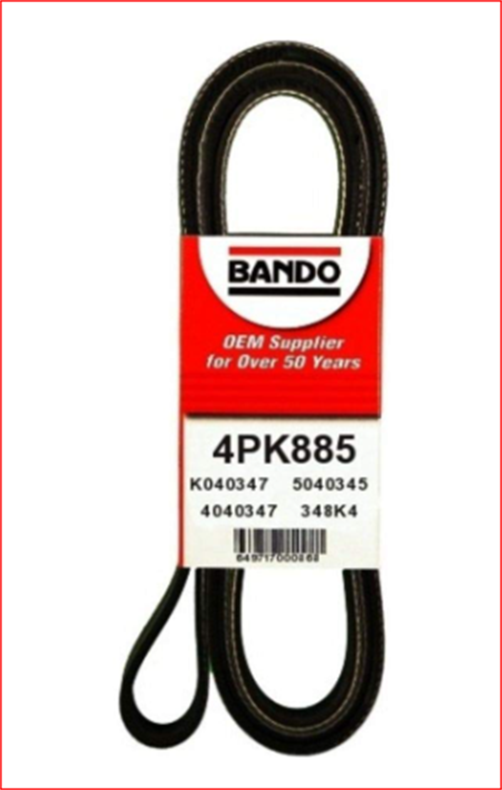 4PK885-BD - KANALLI KAYIS,BANDO 11286550645-7700717899 / BANDO