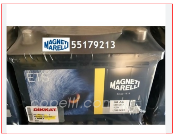 55179213 - AKU(12V/60A 540 CCA) MARELLI+-MARELLI-GENEL / MARELLI