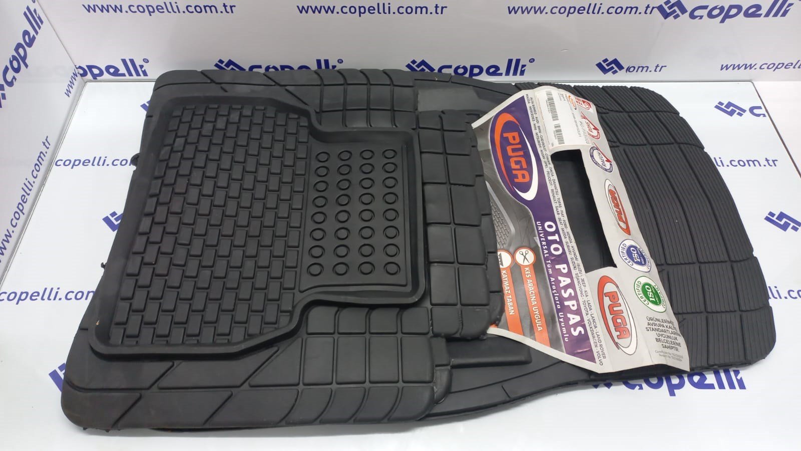 PG-PAS009 - PASPAS UNIVERSAL ZUMRUT SIYAH 3D HAVUZLU 5 PARCA / PUGA