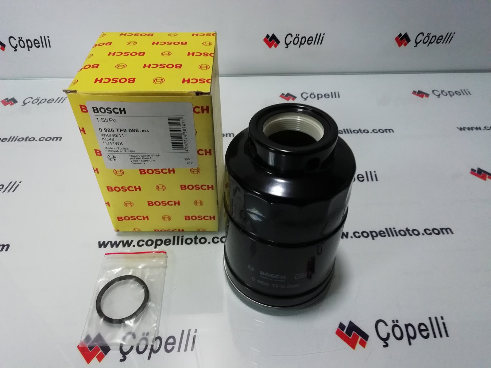 0986TF0086 - YAKIT FILTRESI H100 STAREX 1457434453 MB129675 31390H1000,3197344000,XB220900 / BOSCH