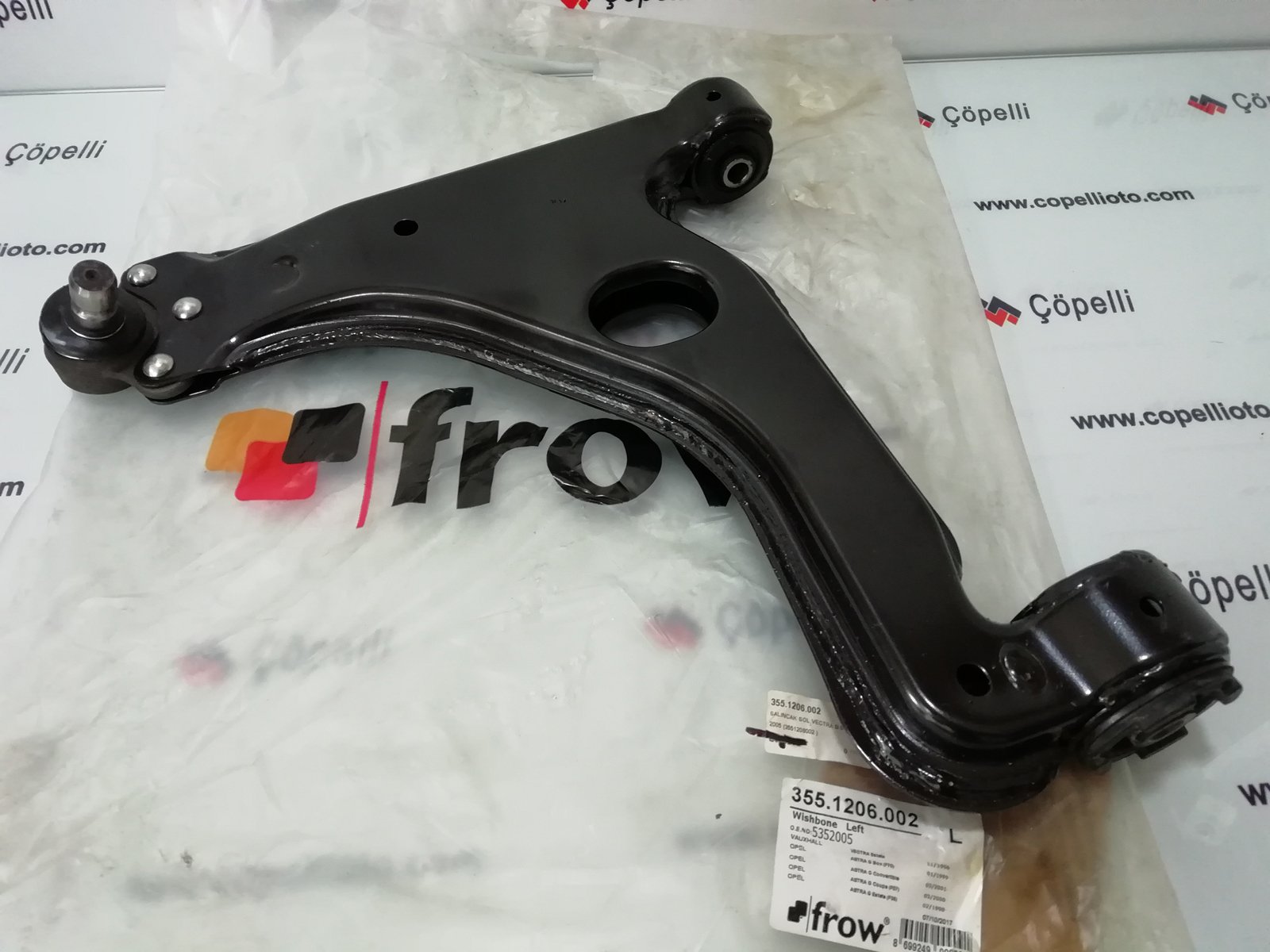 355.1206.002 - SALINCAK SOL VECTRA B (96-01) 96 01 5352005 (3551206002 ) / FROW