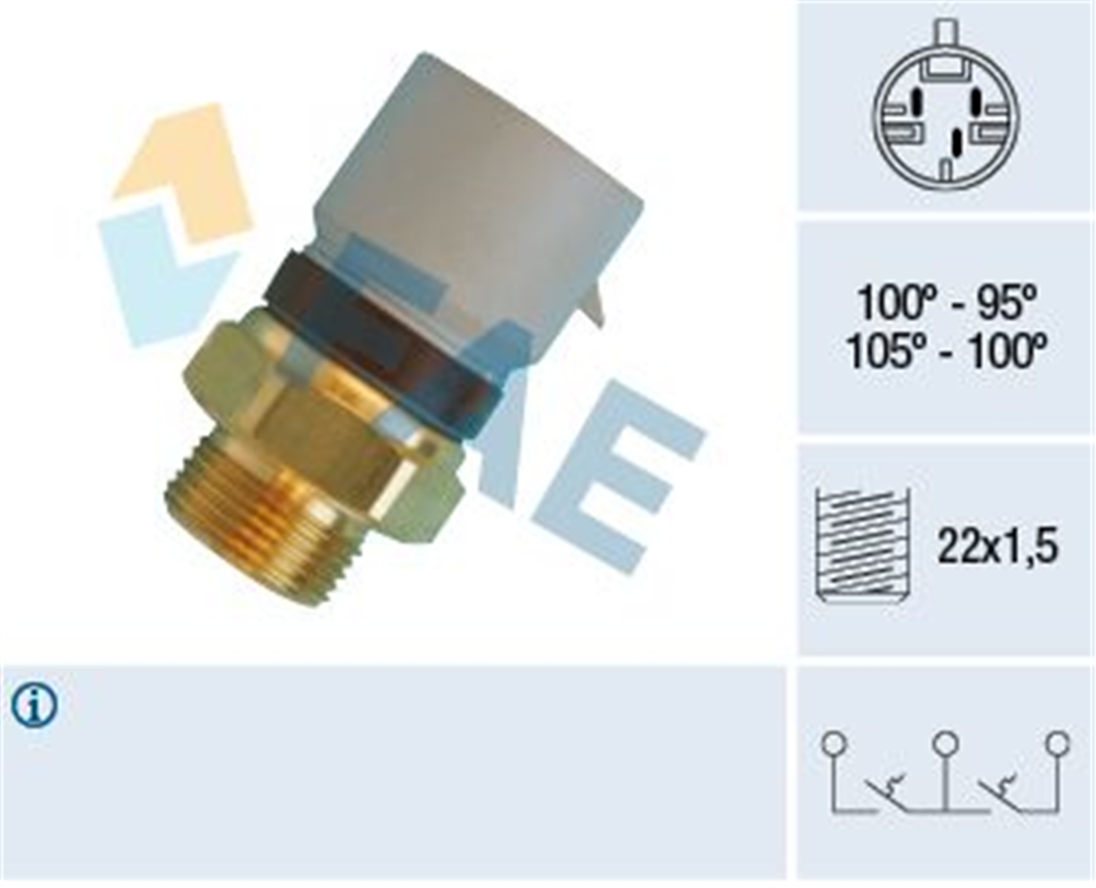 38360 - FAN MUSURU VECTRA 95-00 1.6 1.8 2.0 ( 1341042 )( 467722498 )-FAE-OPEL / FAE