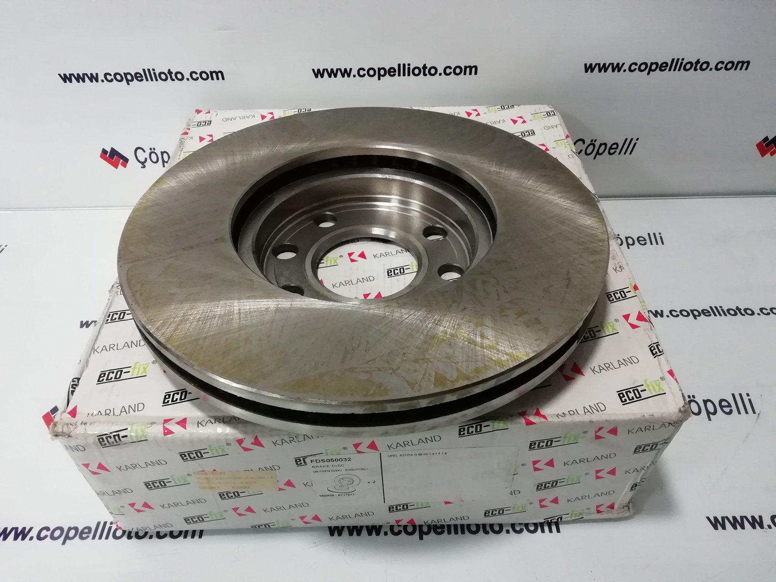 FDS050032 - ON FREN DISK AYNASI SOGUTMALI ASTRA G (98-04) 98-04 1.4 1.6 1.8 (V372) / ECO-FIX