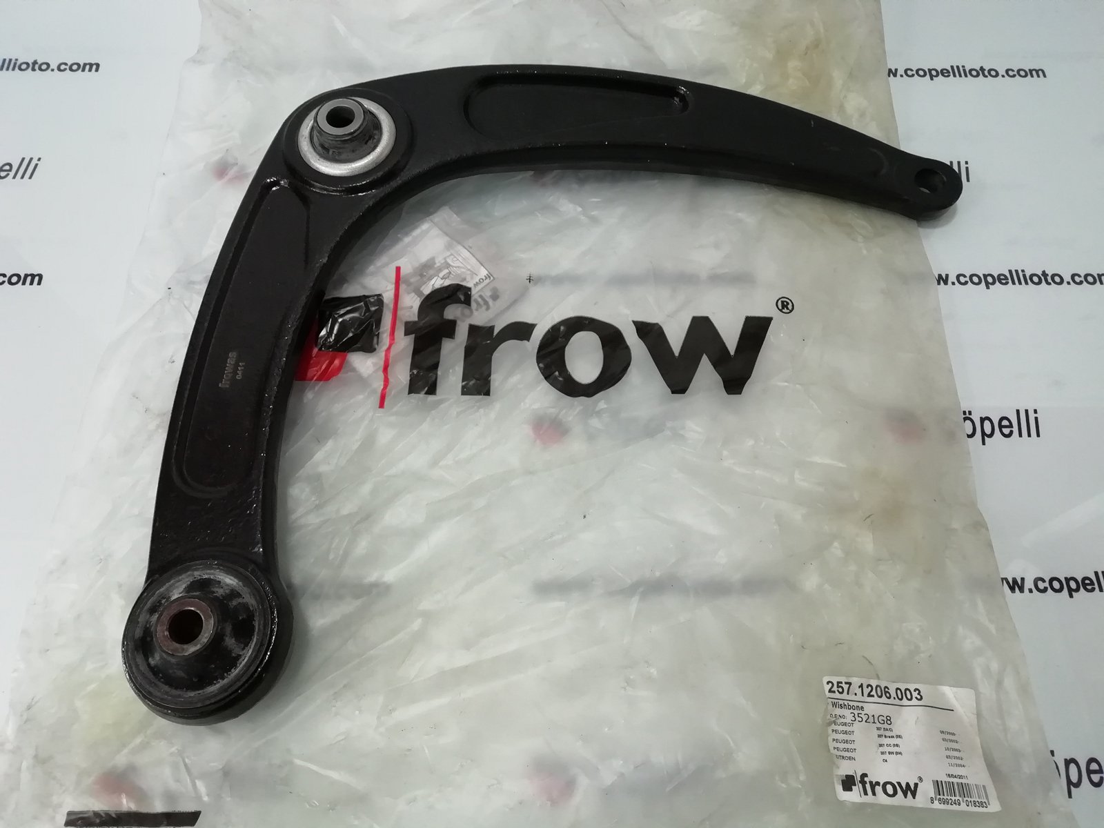 257.1206.003 - SALINCAK SAG C4 307 04- 3521G8 (2571206003 ) / FROW