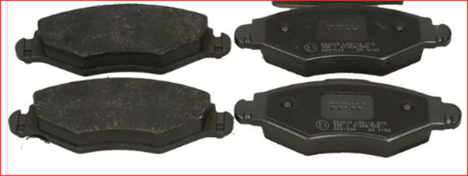 263.0 - (263.0)FREN DISK BALATA TK. ON 206 98- (WVA23205/23597/98)(425191) 425494 425212 / FRI-TECH