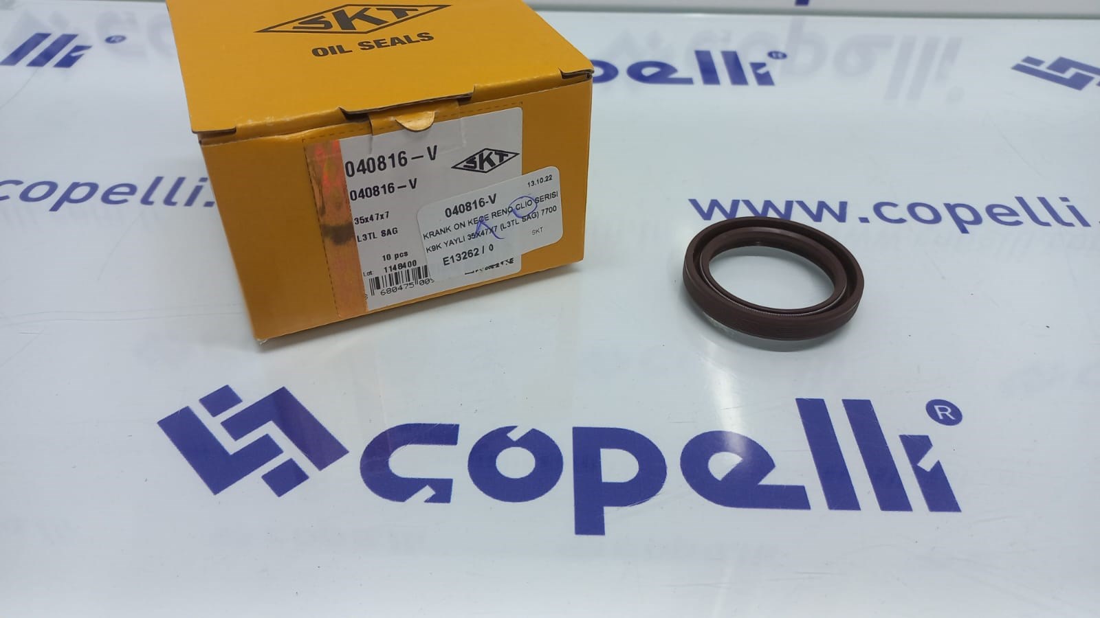 040816-V - KRANK ON KECE RENO CLIO SERISI K9K YAYLI 35X47X7 (L3TL SAG) 7700273776 7701475009 / SKT