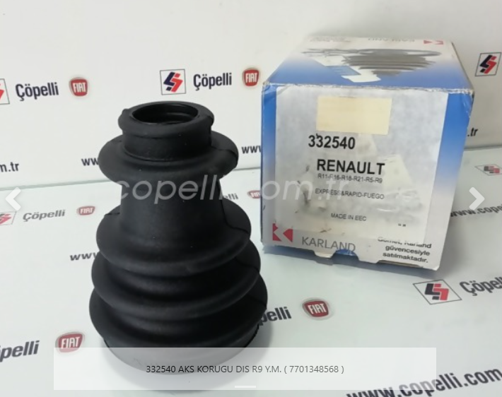 332540 - AKS KORUGU DIS R9 Y.M. ( 7701348568 ) 7701348568 -GOMET-RENAULT / GOMET