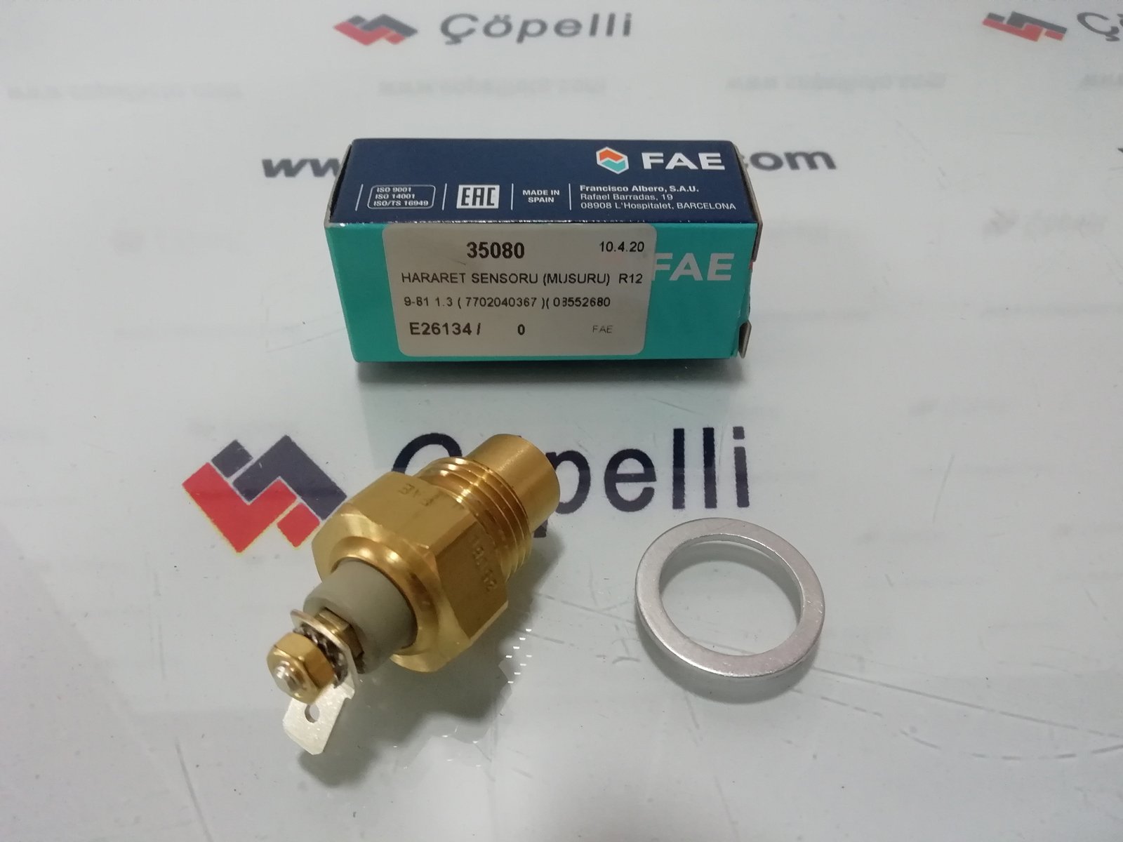 35080 - HARARET SENSORU (MUSURU) R12 69-81 1.3 ( 7702040367 )( 0855268000 ) / FAE