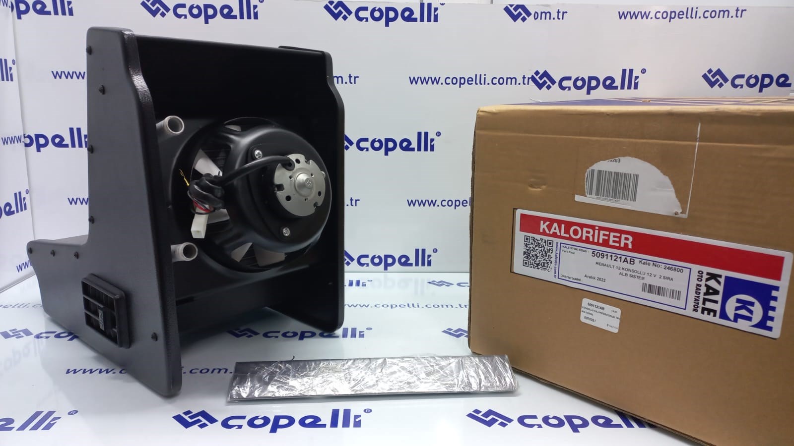 5091121AB - KONSOLLU KALORIFER(CORUM TIPI) R12-TOROS / KALE RAD
