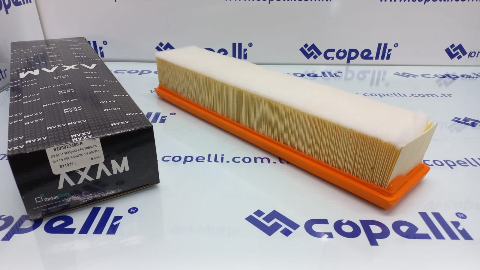 8200023480-A - (02-01-11-3685)HAVA FILTRESI CLIO II 1.5 DCI, KANGOO 1.5 DCI ELYAFLI 8200023480-7701477208 C3875/1 / AXAM