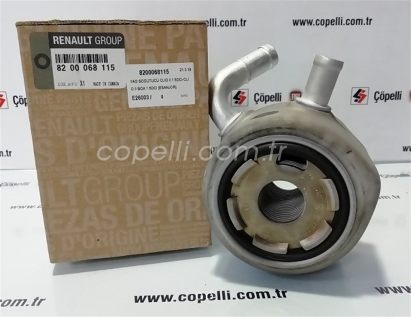 8200068115 - YAG SOGUTUCU CLIO II 1.5DCI-CLIO II BOX 1.5DCI (ESANJOR) (BEHR 8MO376797111) / MAIS