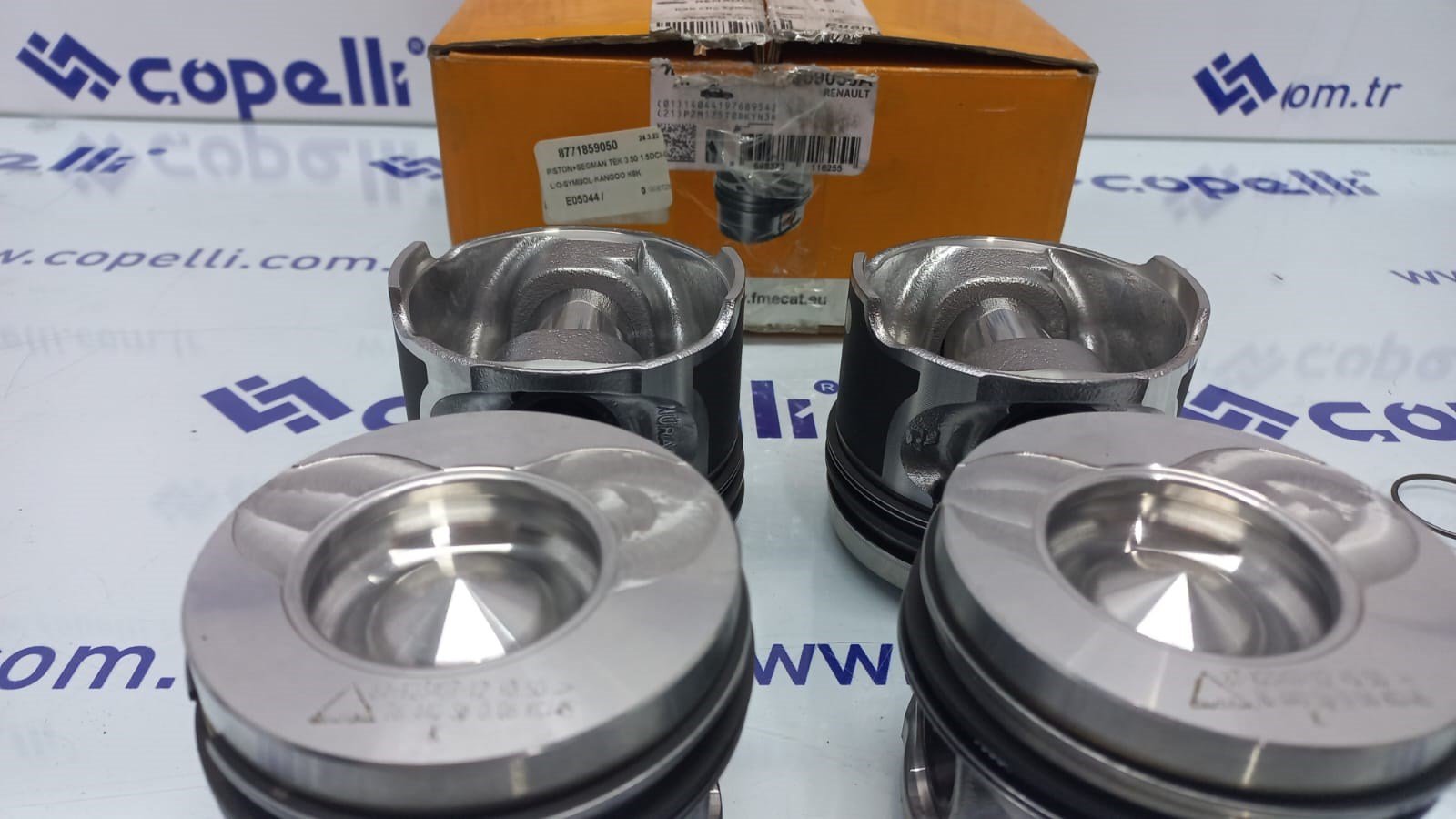 8771859050 - PISTON+SEGMAN TEK 0.50 1.5DCI-CLIO-SYMBOL-KANGOO K9K / GOETZE