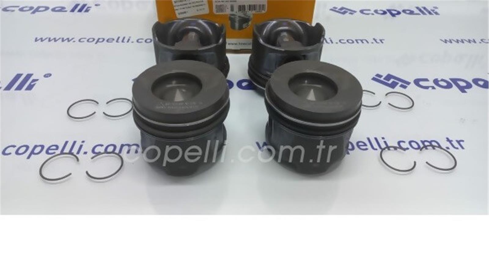 87718591001 - PISTON+SEGMAN TEK 1.00 76.0 1.5 K9K (PIM:26mm/0.20mm KISA) CLIO KANGOO-GOETZE-RENAULT / GOETZE