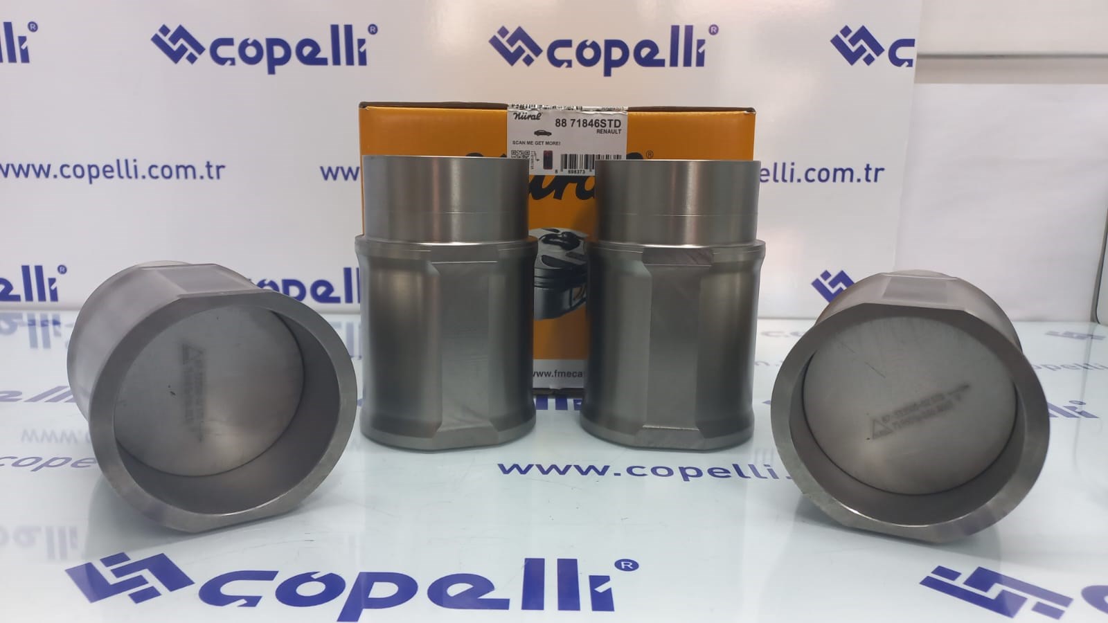 8871846STD - MOTOR KITI-NURAL-PISTON+SEGMAN+GOMLEK (TEK) 1400>R9 R12>TOROS YEN-7904000-7904001 / GOETZE