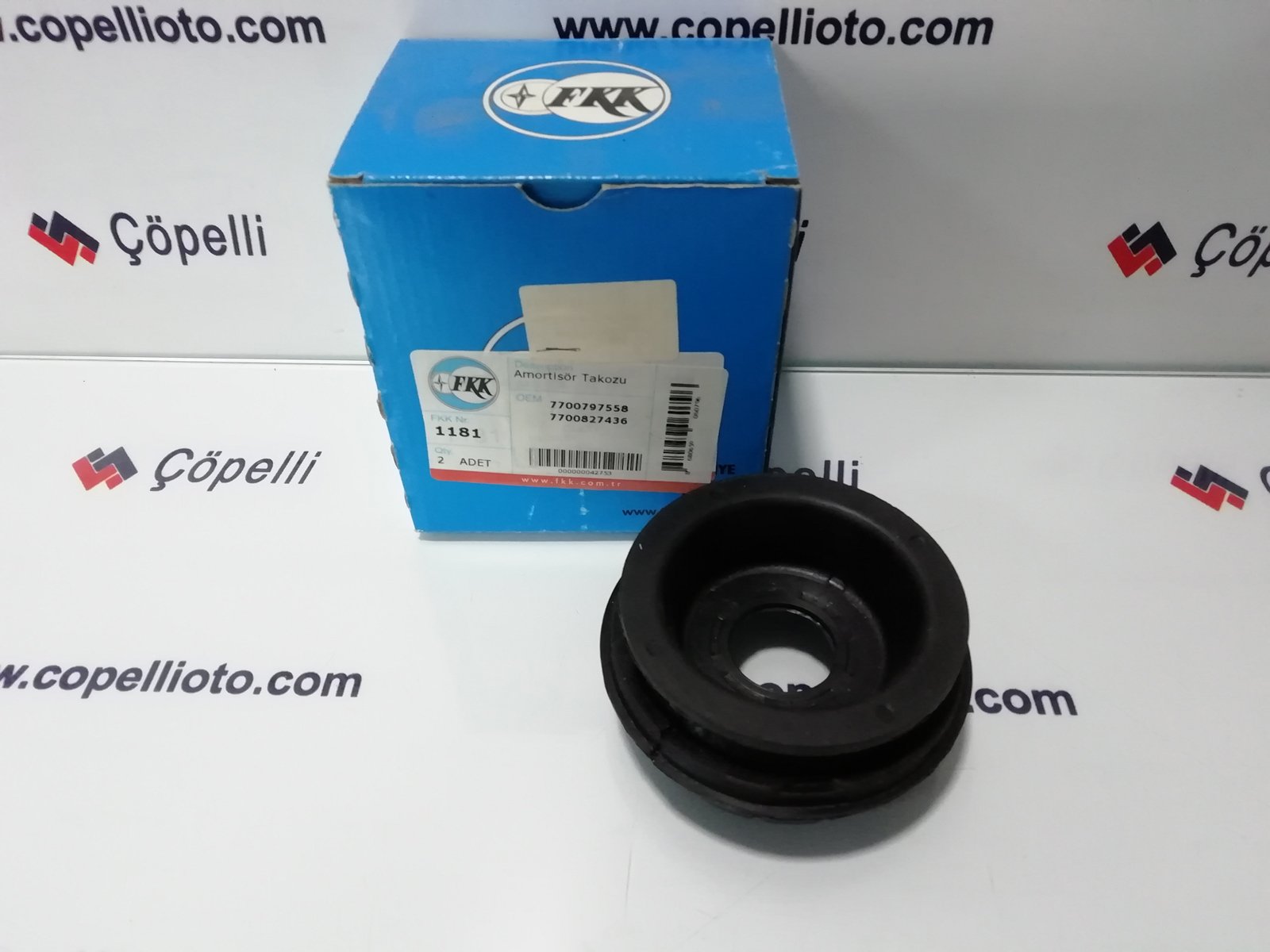 FKK-1181 - AMORTISOR TAKOZU SAG-SOL CLIO I 1994 SONRASI (7700827436) / FKK