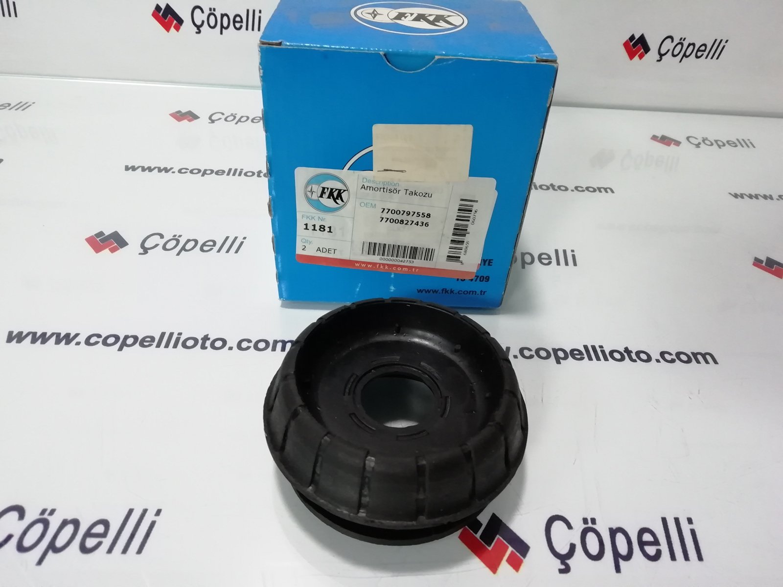 FKK-1181 - AMORTISOR TAKOZU SAG-SOL CLIO I 1994 SONRASI (7700827436) / FKK