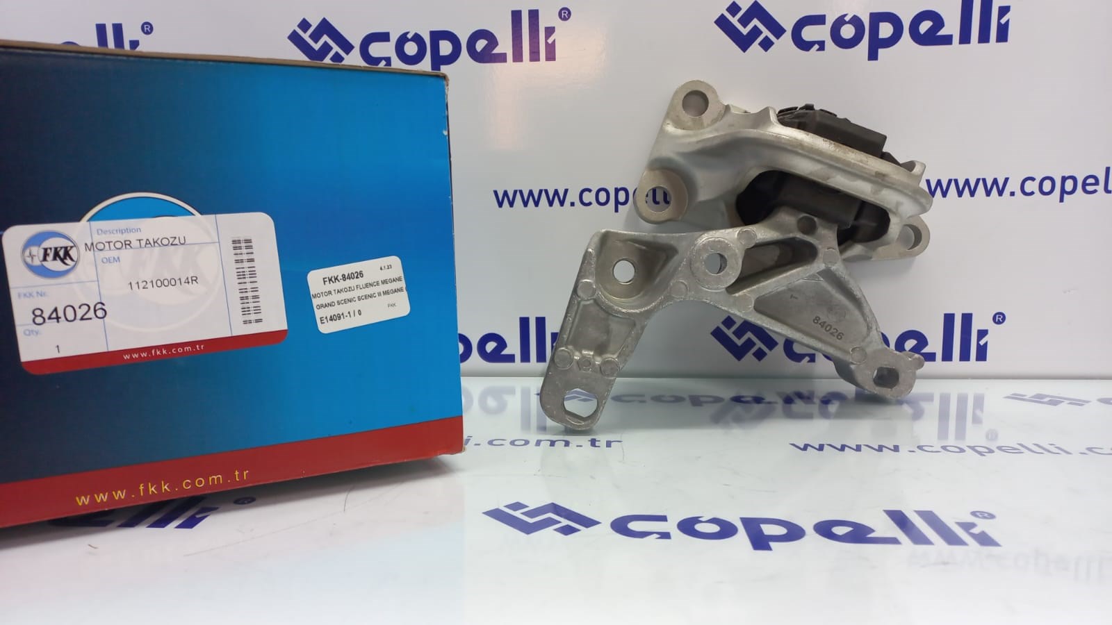 FKK-84026 - MOTOR TAKOZU FLUENCE MEGANE III GRAND SCENIC SCENIC III MEGANE (112100014R ) / FKK
