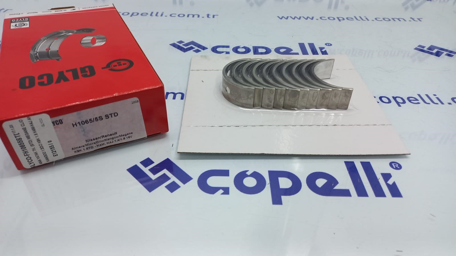 GLYCO-FH10655STD - ANA YATAK TK. (STD) MEGANE CLIO KANGOO 1.5DCI K9K 1.6 K4M-K4J AN5247SASTD-MB5352AM / GLYCO