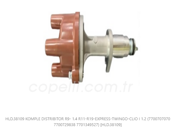 HLD.38109 - KOMPLE DISTRIBITOR R9- 1.4 R11-R19-EXPRESS-TWINGO-CLIO I 1.2 (7700707070 7700729838 7701349527)-HELLUX-RENAULT / HELLUX